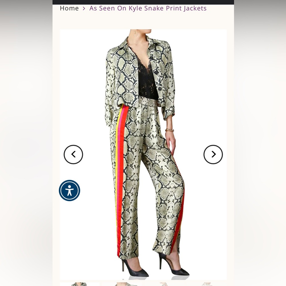 Kyle X Shahida Snakeprint Jumpsuit - image 8